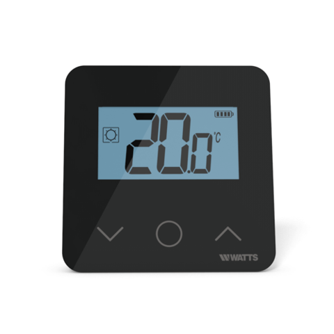 Digitale thermostaat zwart