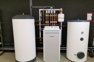 Stiebel Eltron warmtepomp met buffervat en boiler